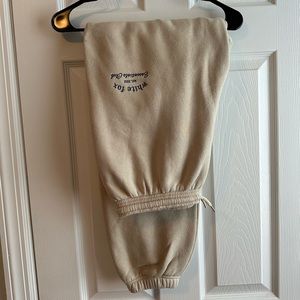 White Fox Boutique jogger sweatpants